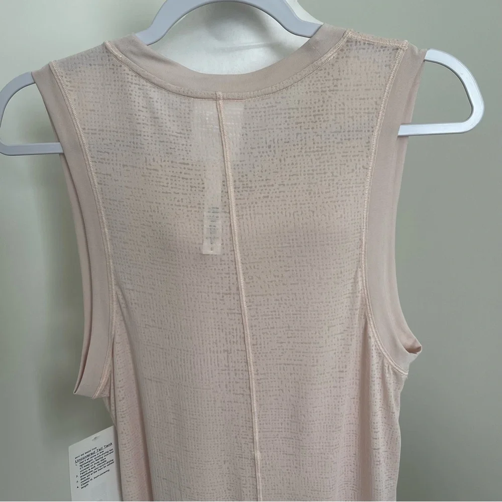 Lululemon Uncovered Tall Tank Silk Rose Size 8 NEW - Picture 10 of 13